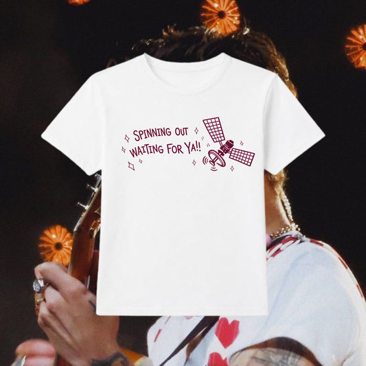 Spinning out waiting for ya tee